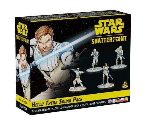 Atomic Mass Games Star Wars Shatterpoint - Hello There: General Obi-Wan Kenobi Squad Pack Figura