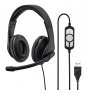 Auricular USB HS-USB300 Negro