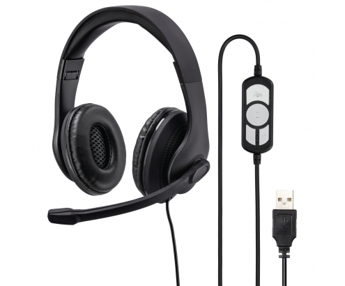 Auricular USB HS-USB300 Negro