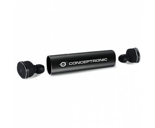 AURICULARES CONCEPTRONIC EARBUDS BLUETOOTH 5.0 INTRAUDITIVOS NEGRO CTBTEARBUD5