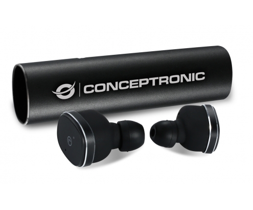 AURICULARES CONCEPTRONIC EARBUDS BLUETOOTH 5.0 INTRAUDITIVOS NEGRO CTBTEARBUD5
