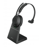 Auriculares diadema Jabra Evolve2 65 MS Mono Bluetooth Usb tipo A negro 26599-899-989