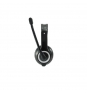 AURICULARES EQUIP LIFE MICROFONO FLEXIBLE CONTROL DE VOLUMEN NEGRO BLANCO 245301