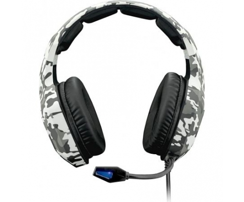Auriculares gaming con microfono spirit of gamer elite-h50 camuflaje artico MIC-EH50WT