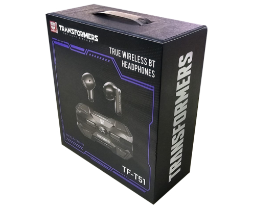 Auriculares Inalámbricos Megatron Transformers TF-T51 Bluetooth 5.4 con Pantalla LED