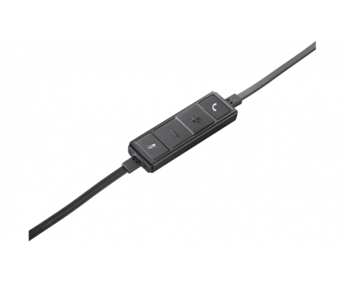 AURICULARES LOGITECH HEADSET H650E USB MICROFONO NEGRO GRIS 981-000514