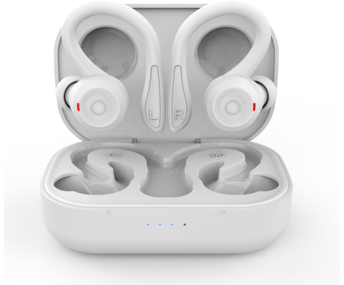 Auriculares Nubbeh Breeze Sport Inalámbricos Blancos con Estuche de Carga 60/400 mAh
