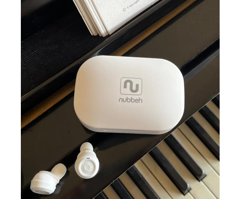 Auriculares Nubbeh Breeze Sport Inalámbricos Blancos con Estuche de Carga 60/400 mAh