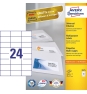 Avery 3474 etiqueta autoadhesiva Rectángulo Permanente Blanco 2400 pieza(s)