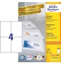 Avery 3483 etiqueta autoadhesiva Rectángulo Permanente Blanco 400 pieza(s)
