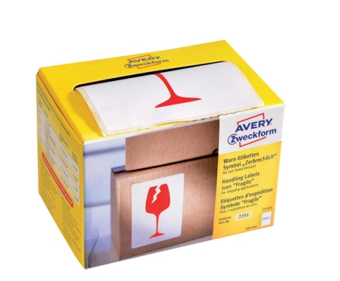 Avery 7251 etiqueta autoadhesiva Rectángulo Permanente Azul