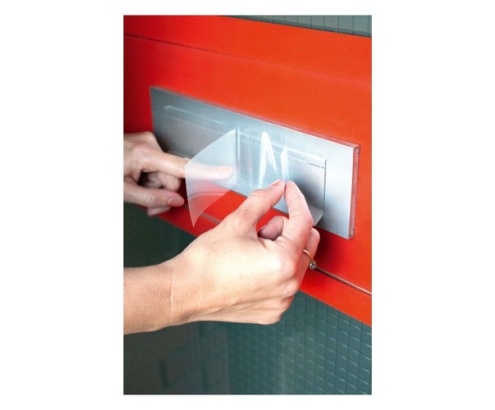 Avery AM001A4 etiqueta autoadhesiva Rectángulo Desmontable Transparente 10 pieza(s)