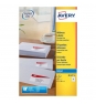 Avery J8160-25 etiqueta de impresora Blanco