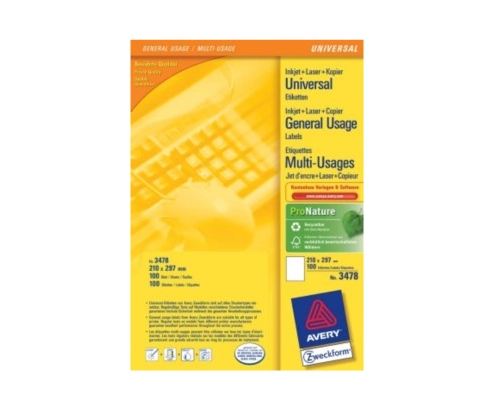 Avery Multi-Function Labels Blanco