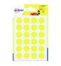 Avery PSA15J etiqueta autoadhesiva Alrededor Permanente Amarillo 168 pieza(s)