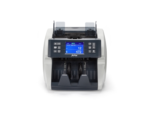 AVPos AVP-DTC180 detector de billetes falsos Negro, Blanco