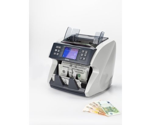 AVPos AVP-DTC180 detector de billetes falsos Negro, Blanco