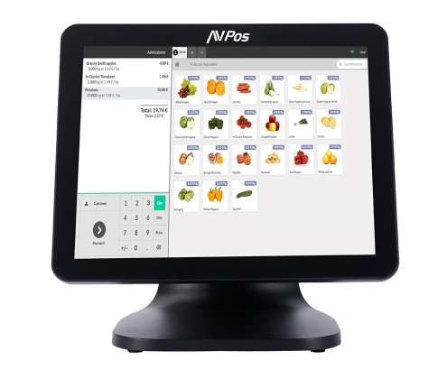 AVPos AVP-K5000B-I7-24 Terminal Punto Venta (TPV) 38,1 cm (15