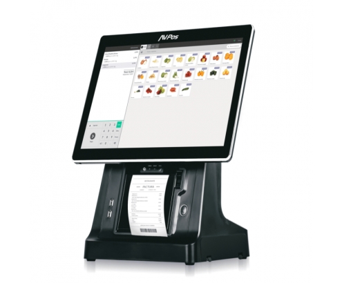 AVPos AVP-K6000B-I5-8128 Terminal Punto Venta (TPV) 38,1 cm (15