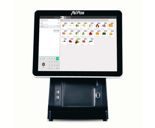 AVPos AVP-K6000B-I5-8128 Terminal Punto Venta (TPV) 38,1 cm (15