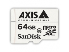 AXIS memoria flash 64 GB MicroSDHC Clase 10 Blanco