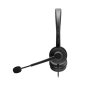 Axtel AXH-FLOWUCDC auricular y casco Auriculares Alámbrico Diadema Oficina/Centro de llamadas USB Type-C / USB Type-A Negro