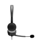 Axtel AXH-FLOWUCDC auricular y casco Auriculares Alámbrico Diadema Oficina/Centro de llamadas USB Type-C / USB Type-A Negro