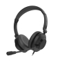 Axtel AXH-ONEUCD-35 auricular y casco Auriculares Alámbrico Diadema Oficina/Centro de llamadas USB tipo A Negro
