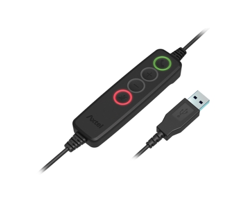 Axtel VOICE UC28 stereo USB-A Auriculares Alámbrico Diadema Oficina/Centro de llamadas USB tipo A Negro