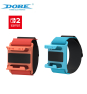 Bandas de Muñeca DOBE Ajustables para Joy-Con Nintendo Switch 2 Rojo y Azul