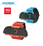 Bandas de Muñeca DOBE Ajustables para Joy-Con Nintendo Switch 2 Rojo y Azul