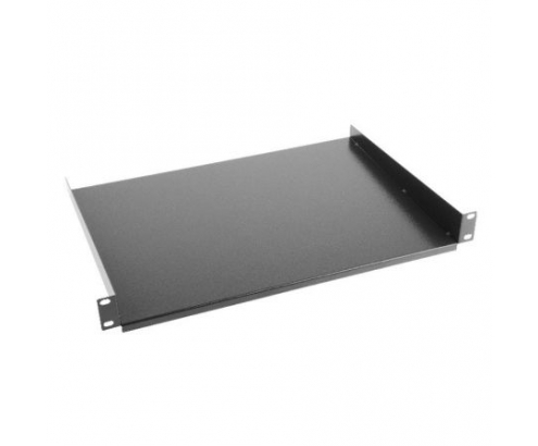 BANDEJA FIJA LANBERG PARA ARMARIO RACK DE 19P 48.26CM NEGRO AK-1008-B