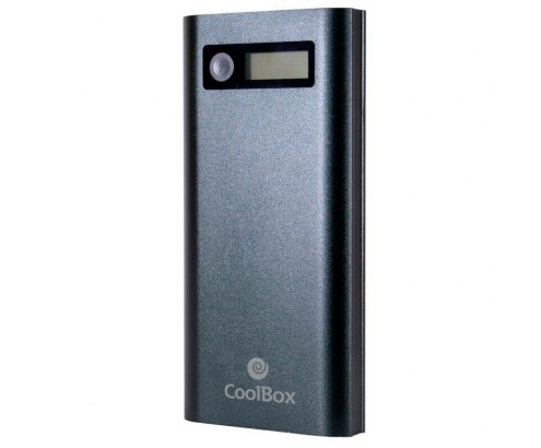 Bateria externa coolbox powerbank polimero de litio 20100 mah negro COO-PB20K-PD45