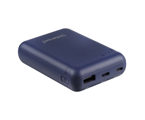 BATERIA EXTERNA INTENSO XS10000 POLIMERO DE LITIO 10000 mAh, POWERBANK color Azul