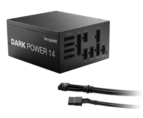 be quiet! Dark Power 14 1000 W - 80 Plus Titanium unidad de fuente de alimentación 20+4 pin ATX ATX Negro