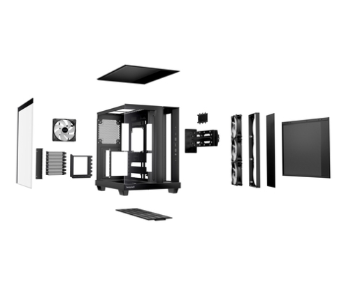 be quiet! Light Base 500 LX Black Midi Tower Negro