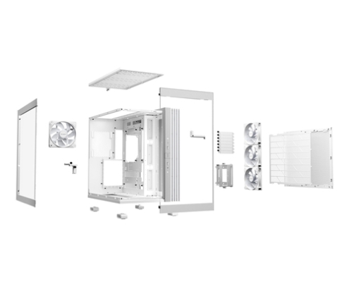 be quiet! LIGHT BASE 600 LX White Midi Tower Blanco