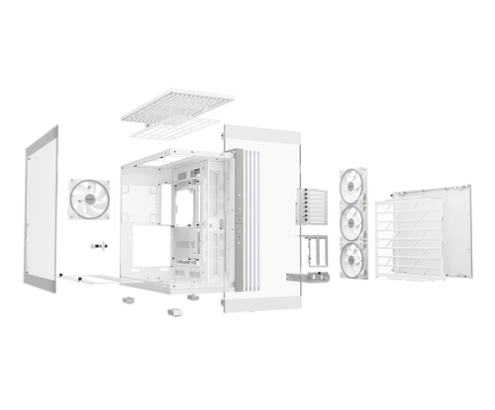 be quiet! LIGHT BASE 900 FX White Full Tower Blanco