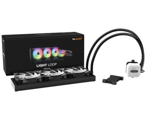 be quiet! LIGHT LOOP 360mm Black Procesador Sistema de refrigeración líquida todo en uno 12 cm Negro 1 pieza(s)