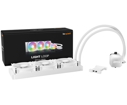 be quiet! LIGHT LOOP 360mm White Procesador Sistema de refrigeración líquida todo en uno 12 cm Blanco 1 pieza(s)