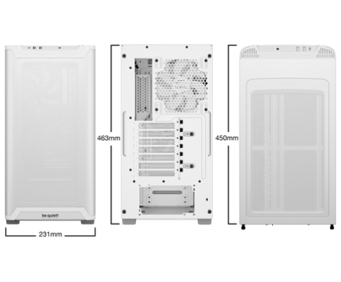 be quiet! PURE BASE 501 Airflow White Midi Tower Blanco