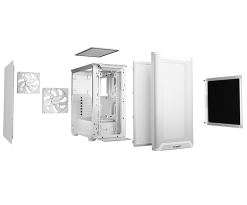 be quiet! PURE BASE 501 Airflow White Midi Tower Blanco