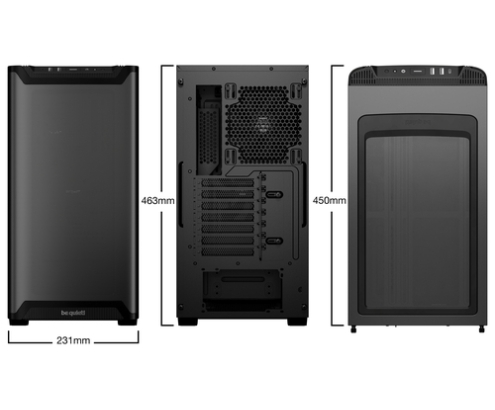 be quiet! PURE BASE 501 Airflow Window Black Midi Tower Negro
