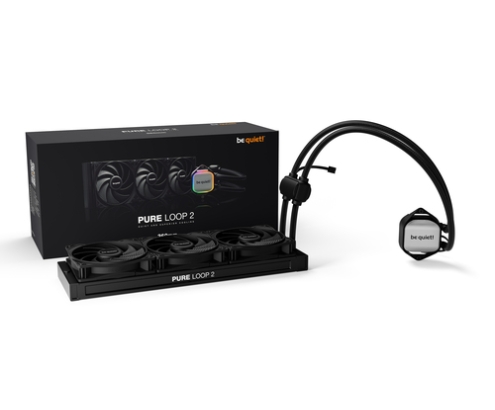 be quiet! Pure Loop 2 | 360mm Procesador Sistema de refrigeración líquida todo en uno 12 cm Negro 1 pieza(s)