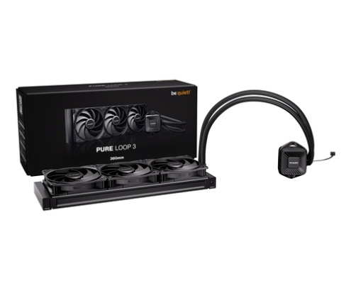 be quiet! PURE LOOP 3 Procesador Sistema de refrigeración líquida todo en uno 12 cm Negro 1 pieza(s)