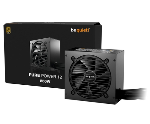 be quiet! PURE POWER 12 850W unidad de fuente de alimentación 20+4 pin ATX ATX Negro