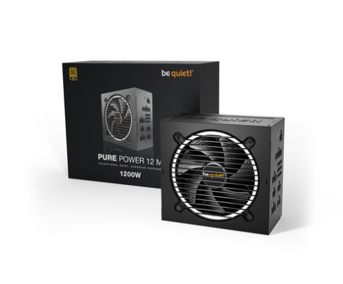 be quiet! PURE POWER 12 M | 1200W unidad de fuente de alimentación 20+4 pin ATX ATX Negro