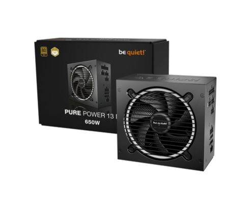 be quiet! Pure Power 13 M | 650W unidad de fuente de alimentación 20+4 pin ATX ATX Negro