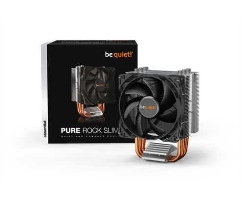 be quiet! PURE ROCK SLIM 2 Procesador Enfriador 9,2 cm Plata 1 pieza(s)