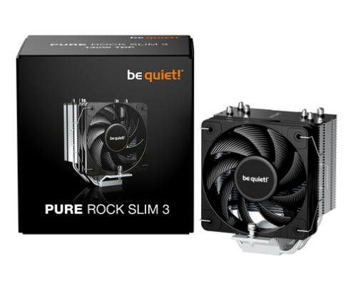 be quiet! Pure Rock Slim 3 Procesador Refrigerador de aire 10 cm Plata 1 pieza(s)